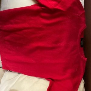 Charter Club red cashmere sweater PL